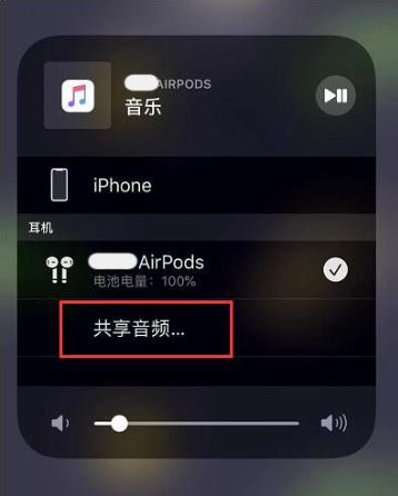 垦利苹果14音频维修点分享iPhone14音频共享设置方法 