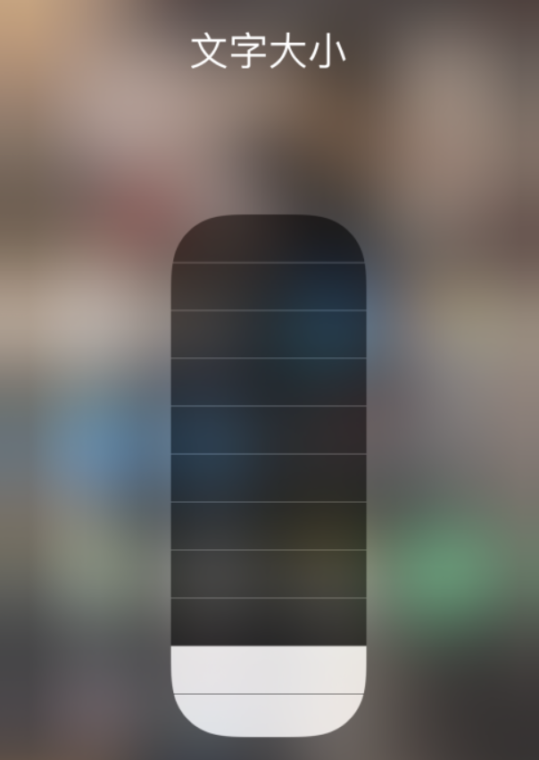 垦利苹果手机维修分享小技巧：在 iPhone 控制中心快速调节字体大小 